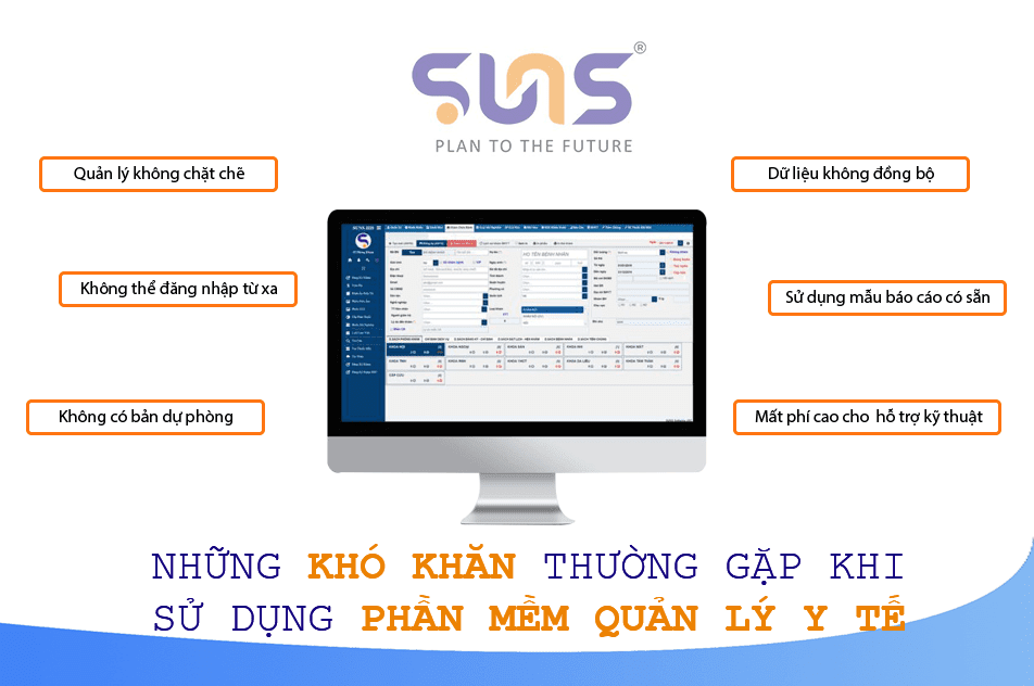 Những khó khăn thường gặp khi dùng phần mềm quản lý y tế