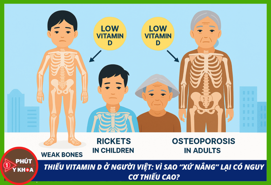 Thiếu Vitamin D ở người Việt: Vì sao “xứ nắng” lại có nguy cơ thiếu cao? Anh bia mau 5 1