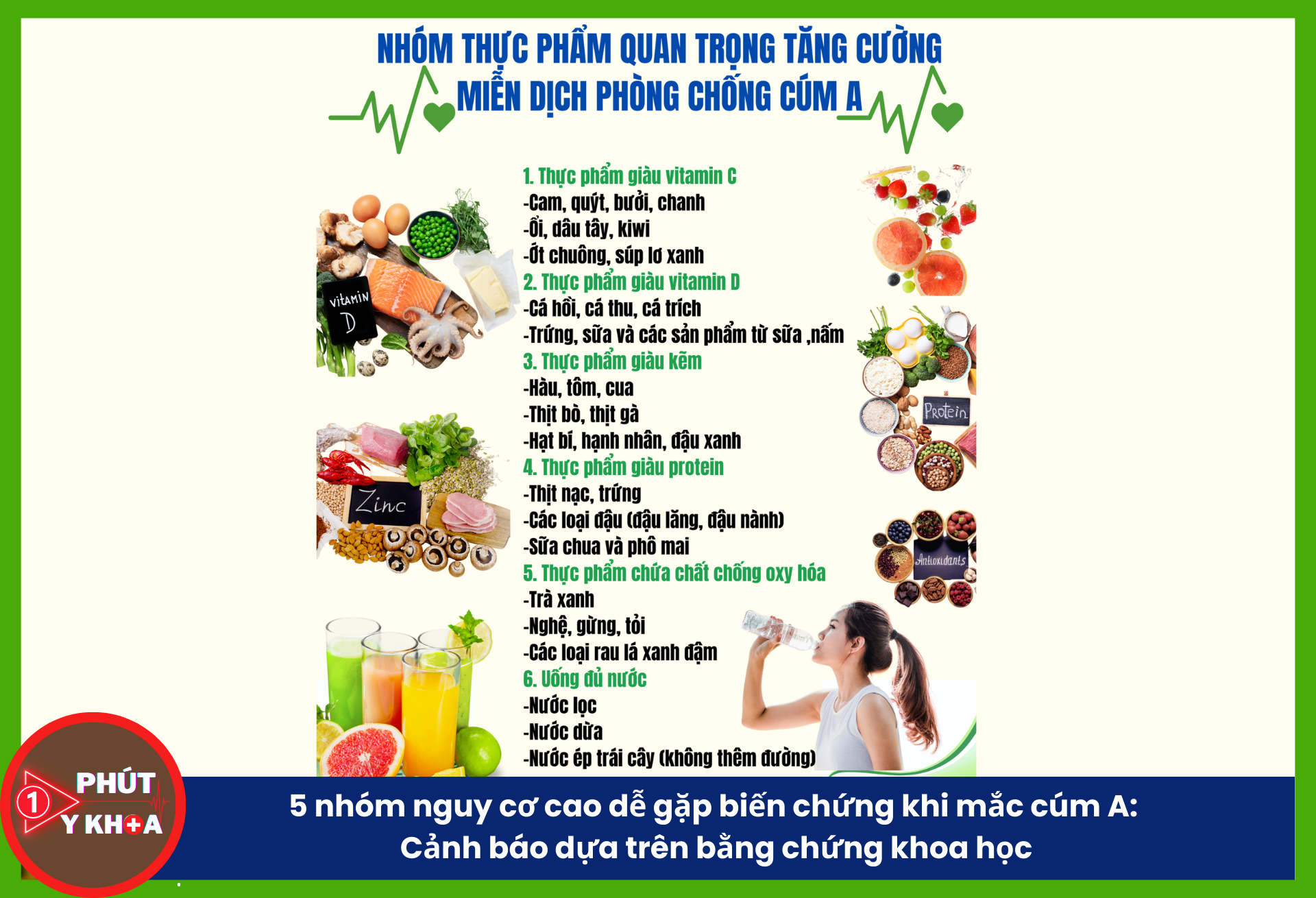 5 nhóm nguy cơ cao dễ gặp biến chứng khi mắc cúm A: Cảnh báo dựa trên bằng chứng khoa học dinh dưỡng hợp lý góp phần trong việc giảm nguy cơ tiến triển nặng ở bệnh nhân cúm A
