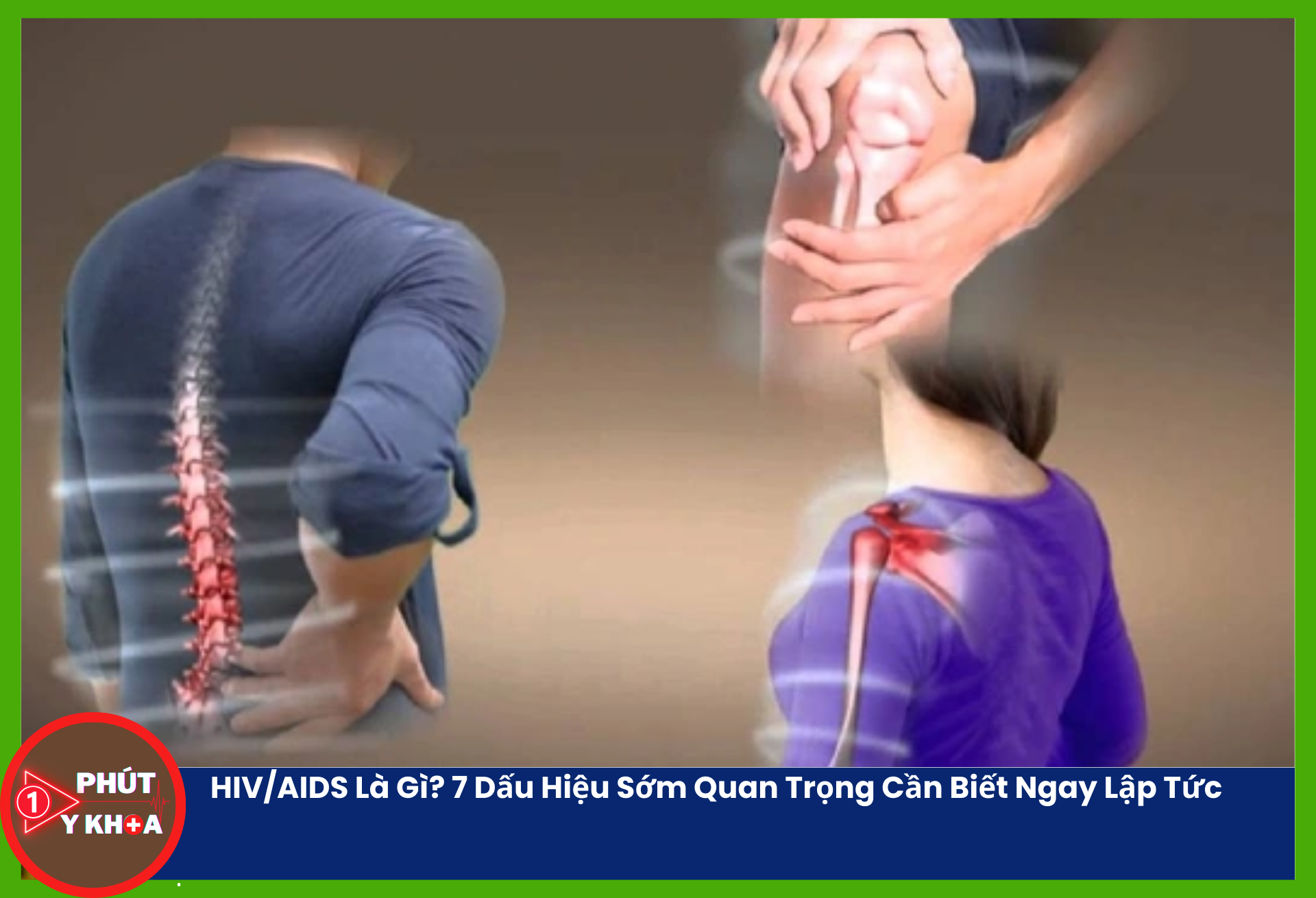 Đau cơ, khớp có thể là dấu hiệu cho thấy cơ thể đang phải chịu đựng một gánh nặng nhiễm trùng lớn