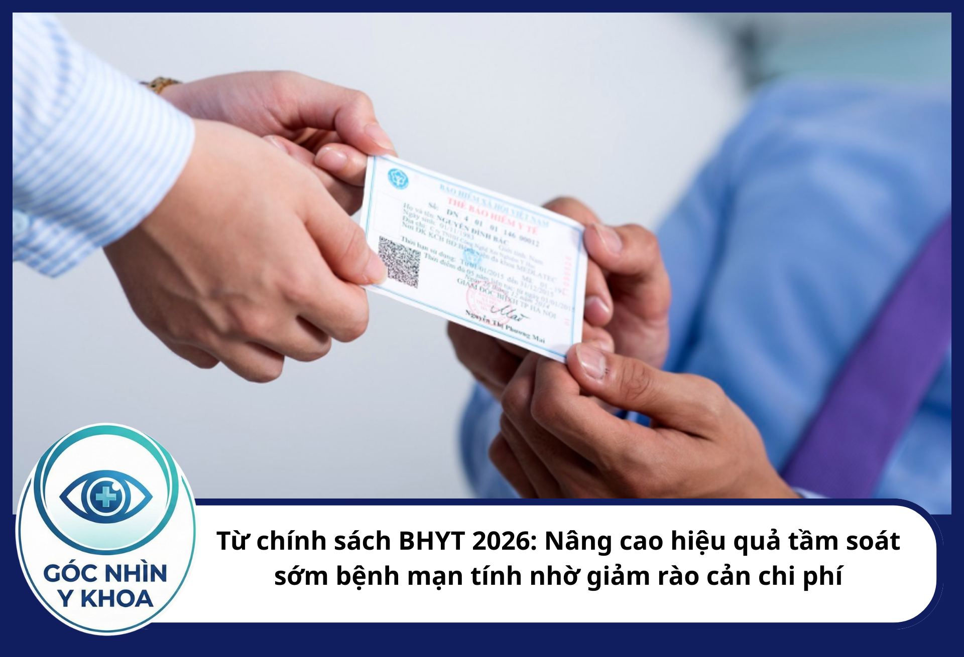 Từ chính sách BHYT 2026: Nâng cao hiệu quả tầm soát sớm bệnh mạn tính nhờ giảm rào cản chi phí Chính sách BHYT 2026 với những bước tiến đột phá về quyền lợi và đối tượng thụ hưởng đang mở ra một chương mới cho y tế Việt Nam.