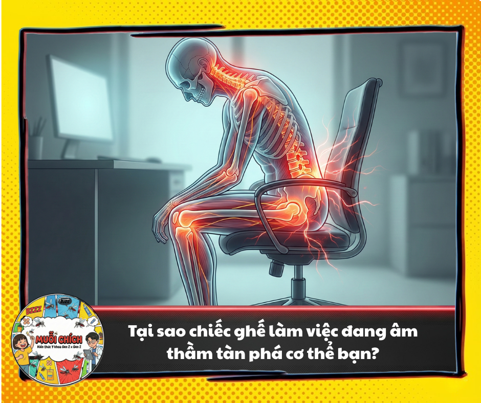 Tai sao chiec ghe lam viec dang am tham tan pha co the ban