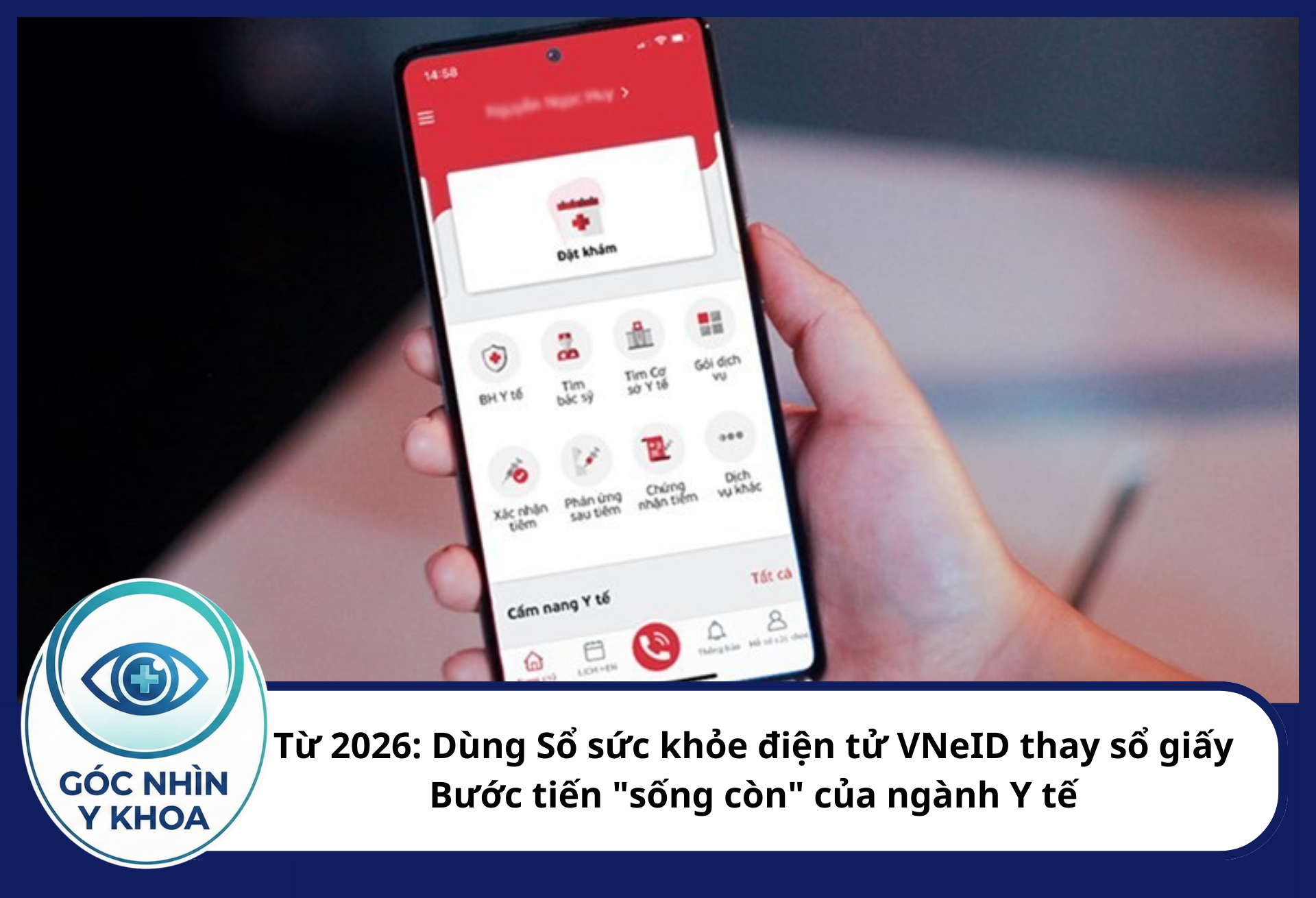Từ đầu năm 2026, Sổ sức khỏe điện tử trên VNeID có giá trị pháp lý thay thế hoàn toàn sổ giấy trong các thủ tục khám chữa bệnh BHYT.
