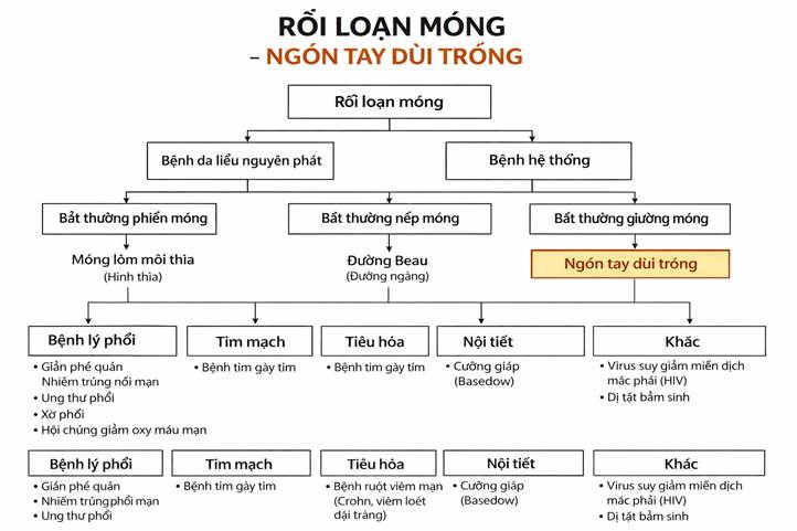 Bàn tay dùi trống: dấu hiệu cảnh báo bệnh phổi và tim mạch. image