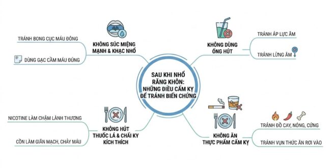 SAU KHI NHO RANG KHON NHUNG DIEU CAM KY DE TRANH BIEN CHUNG