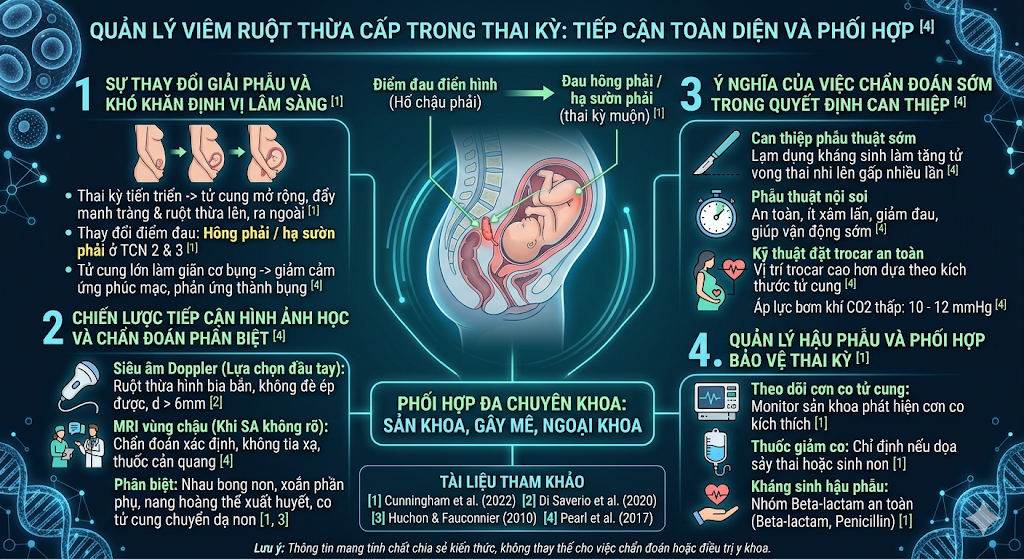 Thách thức trong chẩn đoán và chiến lược xử trí viêm ruột thừa cấp ở phụ nữ mang thai image 12