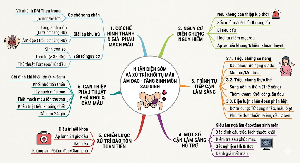 Nhận diện sớm và xử trí khối tụ máu âm đạo - tầng sinh môn sau sinh đường ngôi chỏm image 39