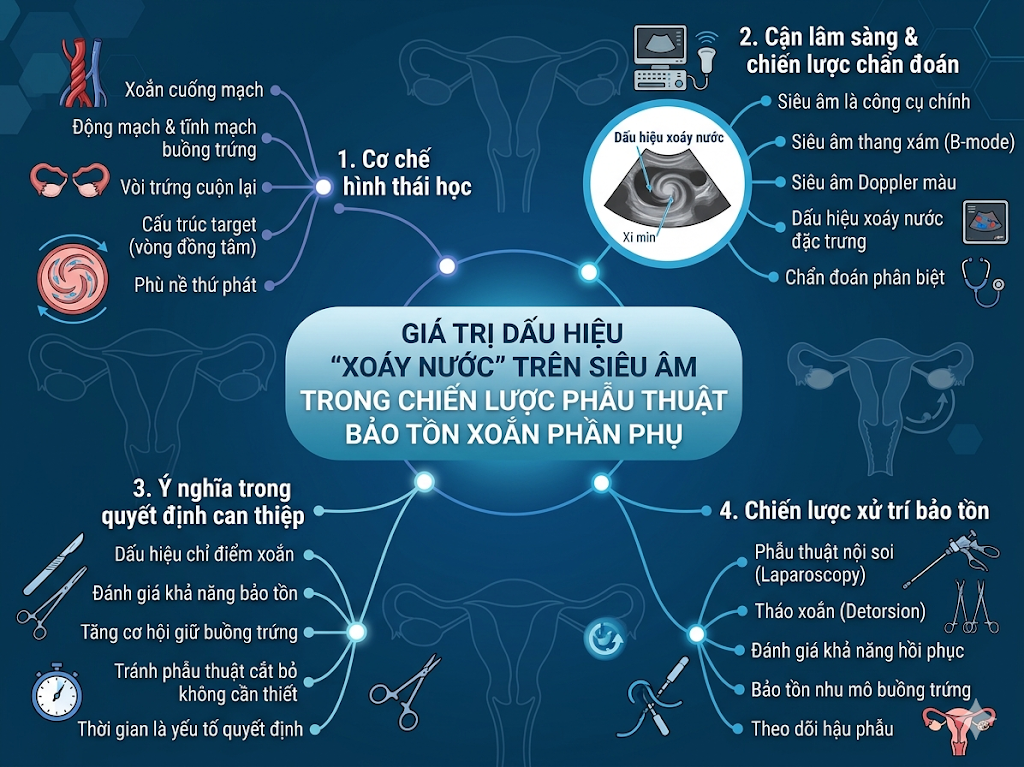 Giá trị dấu hiệu "xoáy nước" trên siêu âm trong chiến lược phẫu thuật bảo tồn xoắn phần phụ image 8