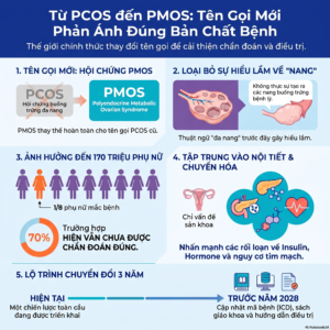 Hội chứng nội tiết chuyển hóa buồng trứng, tên gọi mới của hội chứng buồng trứng đa nang: một quy trình đồng thuận toàn cầu nhiều bước (Bài dịch phần 5) Doi ten PCOS thanh PMOS