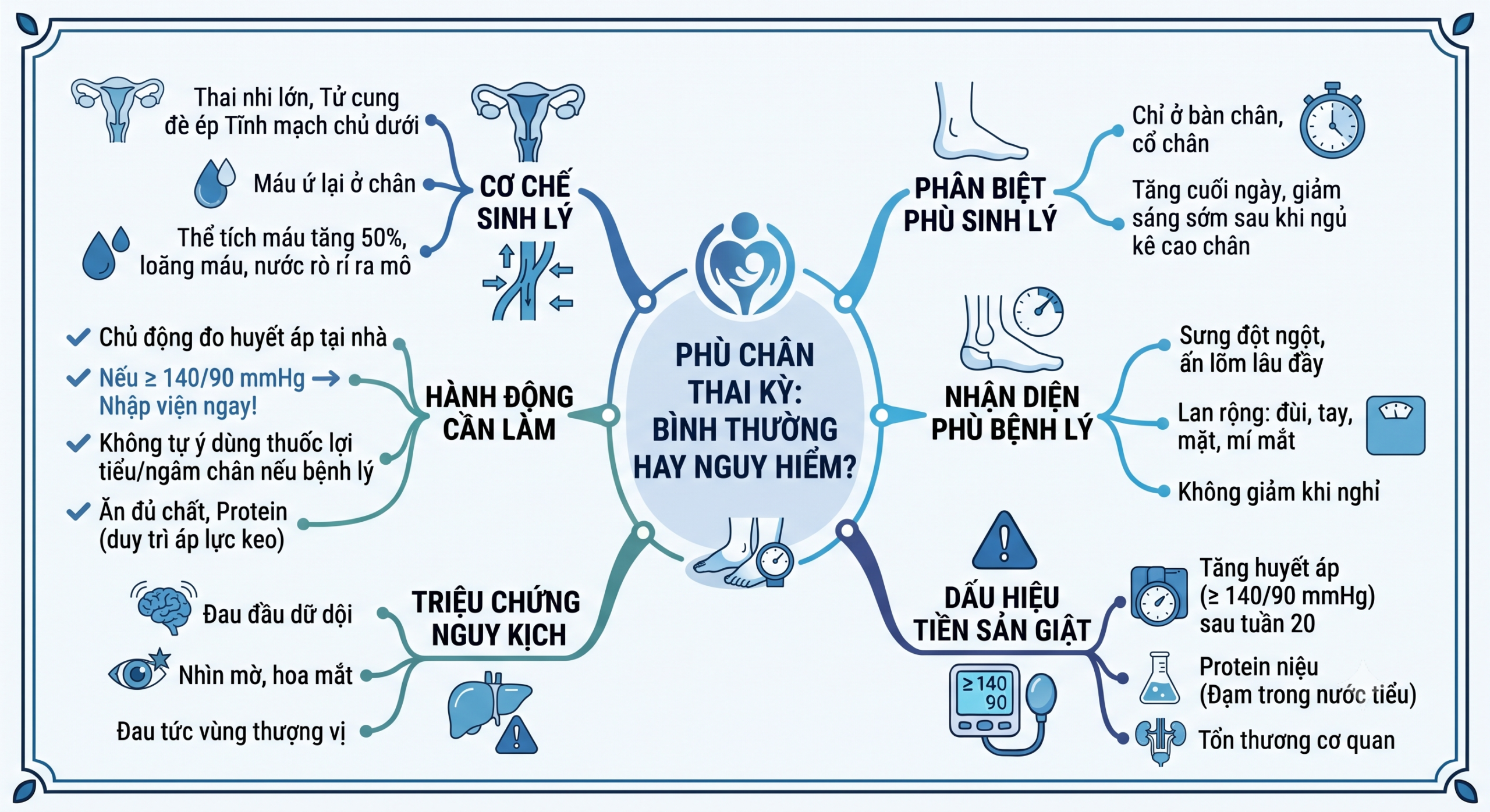 Phù chân khi mang thai: Hiện tượng "xuống máu" bình thường hay dấu hiệu cảnh báo sớm tiền sản giật? Gemini Generated Image c3r8qlc3r8qlc3r8 scaled